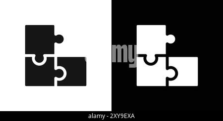 contour vectoriel de signe de logo addon icône en couleur noir et blanc Illustration de Vecteur