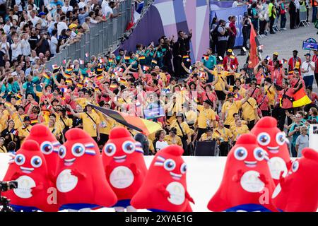 Paris, le 28 août 2024. Ouverture de Cerenomy Paralympics Paris 2024 Banque D'Images