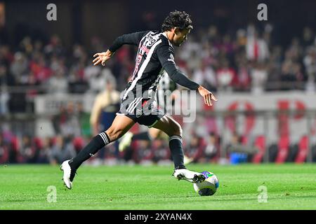 São Paulo (SP), 28/08/2024 - Soccer/São PAULO X ATLÉTICO MG - Scarpa from Atletico MG - match entre São PAULO X ATLÉTICO MG, valable pour les séries éliminatoires de la 08ème ronde, qui se déroulent au stade MorumBis, à São Paulo, dans la soirée de ce mercredi 28. (Photo : Eduardo Carmim/Alamy Live News) Banque D'Images