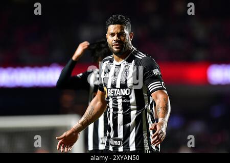 São Paulo (SP), 28/08/2024 - Soccer/São PAULO X ATLÉTICO MG - Hulk from Atletico MG - match entre São PAULO X ATLÉTICO MG, valable pour les séries éliminatoires de la 08ème ronde, qui se déroulent au stade MorumBis, à São Paulo, dans la soirée de ce mercredi 28. (Photo : Eduardo Carmim/Alamy Live News) Banque D'Images