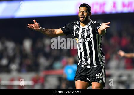 São Paulo (SP), 28/08/2024 - Soccer/São PAULO X ATLÉTICO MG - Hulk from Atletico MG - match entre São PAULO X ATLÉTICO MG, valable pour les séries éliminatoires de la 08ème ronde, qui se déroulent au stade MorumBis, à São Paulo, dans la soirée de ce mercredi 28. (Photo : Eduardo Carmim/Alamy Live News) Banque D'Images