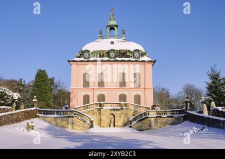 Moritzburg Little Pheasant Castle en hiver, Moritzburg Little Pheasant Castle en hiver 02 Banque D'Images