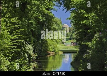 Woerlitzer Park Venustempel, terrain anglais du temple Woerlitz de Vénus 09 Banque D'Images