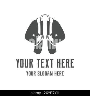 Veste rétro Vintage avec sac pour Backpacker Adventure ou School collage Fashion illustration Vector Illustration de Vecteur