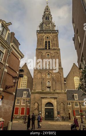 Amsterdam, pays-Bas. Octobre 2022. L'Oudekerk sur le Red Light District à Amsterdam Banque D'Images