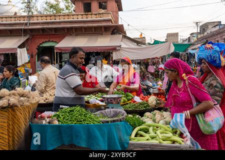 Marché De Sardar À Jodhpur, Inde Banque D'Images