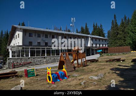 Une partie du coin des enfants haut dans la montagne Vitosha au pied du pic Noir, Sofia, Bulgarie Banque D'Images
