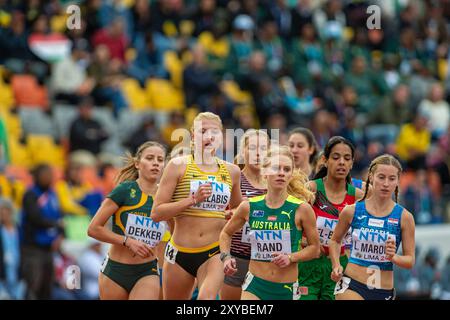 Jolanda KALLABIS (FT 1844 Freiburg), ALLEMAGNE, 1500 mètres femmes PER, Leichtathletik, Athlétisme, Championnats du monde d'athlétisme U20 Lima 24, Leichtathletik Weltmeisterschaften, 28.08.2024, Foto : Eibner-Pressefoto/Jan Papenfuss Banque D'Images