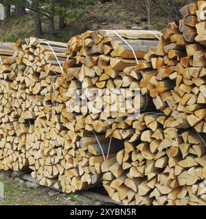 Holzstapel, Stapel aus Holz 47 Banque D'Images