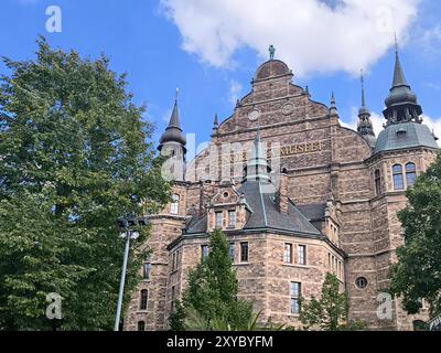 Le Nordic Museum, connu sous le nom de Nordiska Museet, est une grande institution culturelle située sur l'île de Djurgården à Stockholm, en Suède. Cet impressionnant buildi Banque D'Images