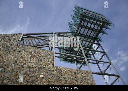 Tour d'observation, seulement pour ceux qui ont une tête pour les hauteurs! Banque D'Images