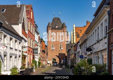 DAS Innere Klever Tor in Xanten, Niederrhein, Nordrhein-Westfalen, Deutschland, Europa | Klever Tor City Gate in Xanten, Lower Rhin, North Rhine-We Banque D'Images