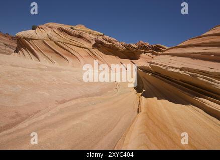 La deuxième vague dans le Canyon de Paria Banque D'Images