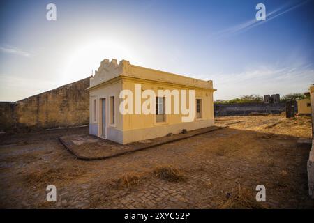 Minuscule hôpital dans un camp de concentration au Cap-Vert Banque D'Images