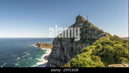 Nouveau phare à Cape point Afrique du Sud pendant la saison hivernale Banque D'Images