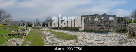 Anciens thermes d'Hadrien, ancien site archéologique d'Aphrodisias, Geyre, Karacasu, Aydin, Turquie occidentale, Turquie, Asie Banque D'Images