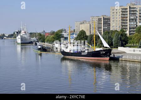 Remblai de Pierre le Grand. Kaliningrad, Russie ?????????? ????? ???????? . ??????????? , ?????? Banque D'Images