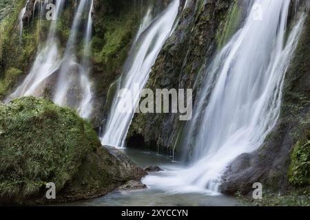 Détail de Cascata delle Marmore, Ombrie, Italie, Europe Banque D'Images