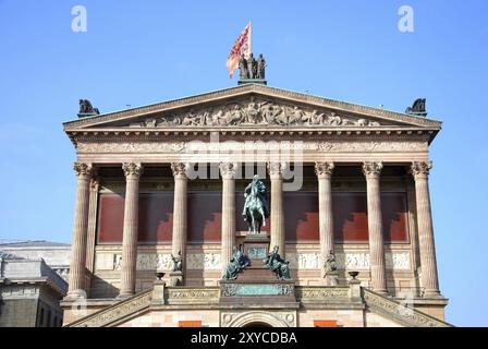 Berlin ancienne galerie nationale musée d'art. Banque D'Images