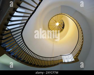 En colimaçon dans le Phare, à Southwold Banque D'Images