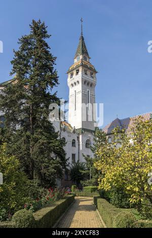 TARGU MURES, TRANSYLVANIE/ROUMANIE, 17 SEPTEMBRE : Tour de la Préfecture à Targu Mures Transylvanie Roumanie le 17 septembre 2018 Banque D'Images