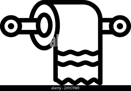 Papier toilette Vector Icon Design illustration Illustration de Vecteur