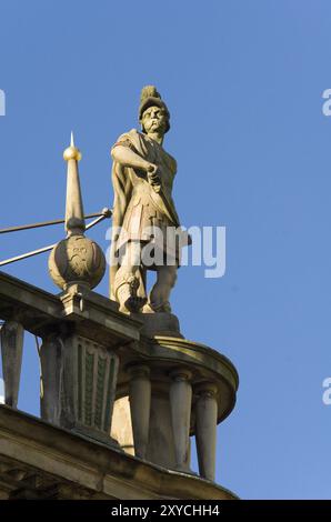 Détail du toit de la mairie à Brême Banque D'Images