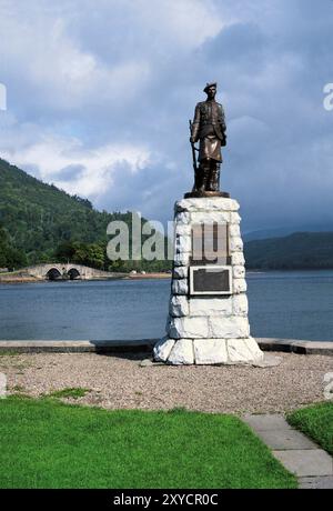 Écosse. Loch Fyne. Monument aux morts d'Inveraray. Banque D'Images