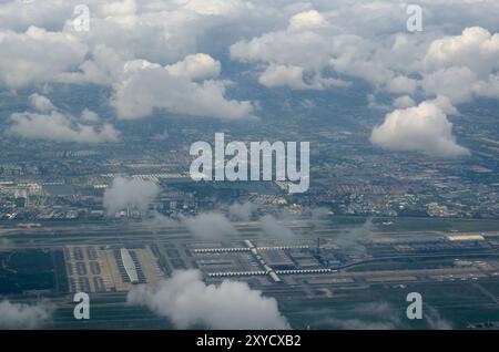 Aéroport de Suvarnabhumi, Bangkok, Thaïlande, Asie Banque D'Images