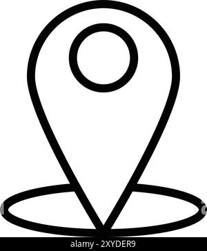 Emplacement sportif icône vectorielle illustration de conception Illustration de Vecteur