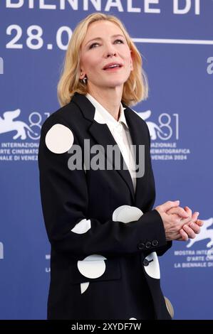 Cate Blanchett beim Photocall zur Apple TV Miniserie Disclaimer auf der Biennale di Venezia 2024 / 81. Internationale Filmfestspiele von Venedig im Palazzo del Casino. Venedig, 29.08.2024 *** Cate Blanchett au Photocall pour la mini-série Apple TV Disclaimer à la Biennale di Venezia 2024 81 Venice International film Festival au Palazzo del Casino Venice, 29 08 2024 Foto:xD.xBedrosianx/xFuturexImagex disclaimer 4828 Banque D'Images