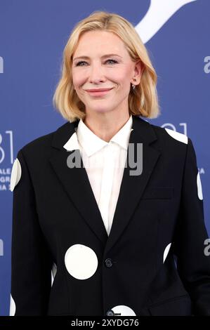 Cate Blanchett beim Photocall zur Apple TV+ Miniserie 'Disclaimer' auf der Biennale di Venezia 2024 / 81. Internationale Filmfestspiele von Venedig im Palazzo del Casino. Venedig, 29.08.2024 Banque D'Images