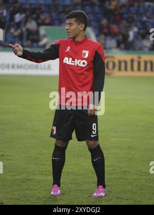 Footballeur allemand Shawn Parker 1.Bundesliga saison 2014/15 FC Augsburg Banque D'Images