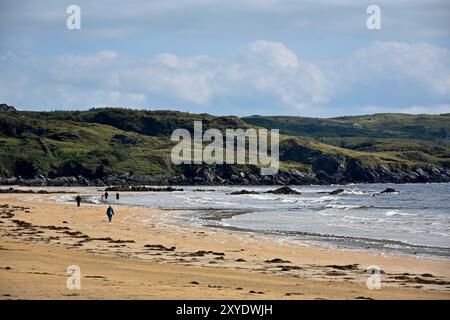 Fintragh ou plage de Fintra près de Killybegs, comté de Donegal, Irlande. Banque D'Images