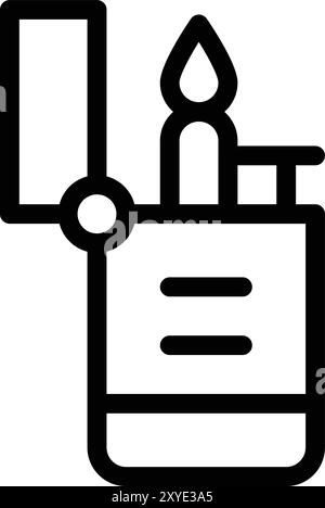 Illustration de conception d'icône de vecteur plus léger Illustration de Vecteur