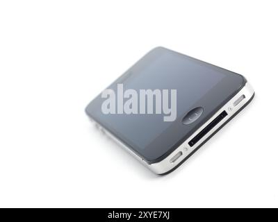 Smartphone Apple iPhone 4 isolé sur fond blanc Banque D'Images
