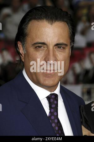 Andy Garcia au salon de Los Angeles de 'Ocean's Thirteen' qui s'est tenu au Grauman's Chinese Theatre à Hollywood, USA, le 5 juin 2006, Amérique du Nord Banque D'Images