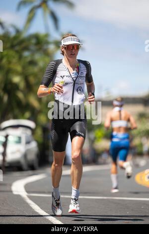 Kailua Kona, Vereinigte Staaten. 15 octobre 2023. Laura Jansen (GER), Ironman World Championship Hawaii 2023, Womens Race, Kailua-Kona (USA), 14.10.2023 crédit : dpa/Alamy Live News Banque D'Images