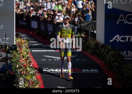 Kailua Kona, Vereinigte Staaten. 15 octobre 2023. Laura Philipp (GER), Ironman World Championship Hawaii 2023, Womens Race, Kailua-Kona (USA), 14.10.2023 crédit : dpa/Alamy Live News Banque D'Images