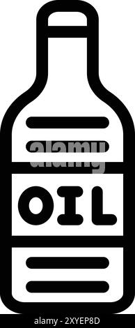 Illustration de conception d'icône de vecteur d'huile d'olive Illustration de Vecteur