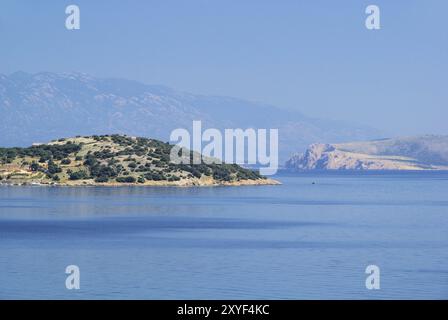 Krk und Sandinseln, Krk et les îles de sable 01 Banque D'Images