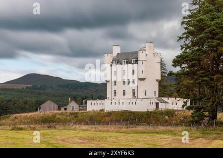 Le château de Braemar est situé près du village de Braemar dans l'Aberdeenshire, en Écosse. Banque D'Images