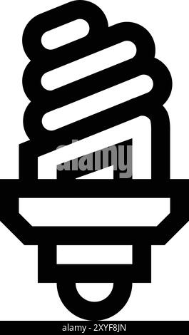 Illustration de conception d'icône de vecteur d'économie d'énergie Illustration de Vecteur