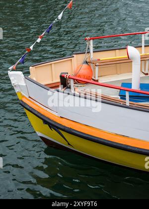 May Queen, partie de la navette St Mawes, port de Falmouth, Falmouth, Cornouailles, Angleterre, UK, GB. Banque D'Images