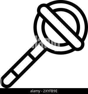 Illustration de conception d'icône de vecteur de Lollipop Illustration de Vecteur