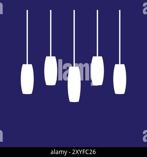 Icône de plafonnier, lampe d'éclairage de plafond à domicile Illustration vectorielle Illustration de Vecteur
