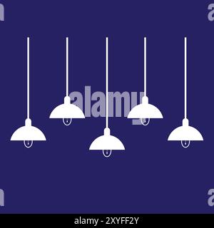 Icône de plafonnier, lampe d'éclairage de plafond à domicile Illustration vectorielle Illustration de Vecteur