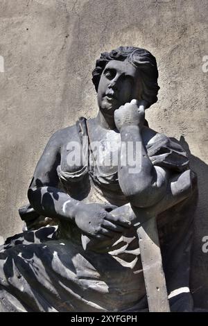 Eine historische Grabstaette auf dem Johannisfriedhof Jena, une tombe historique sur le cimetière de John à Iena Banque D'Images