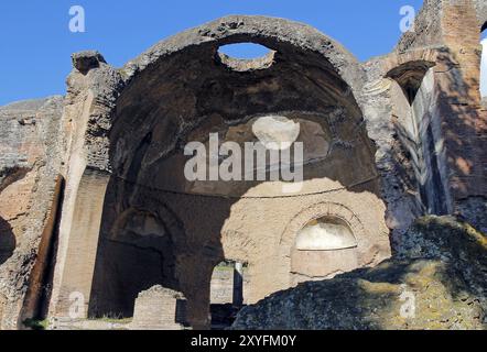 Bains, ruines, maçonnerie Banque D'Images