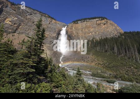 Parc national Takakkaw Falls im Yoho, en Colombie-Britannique Banque D'Images